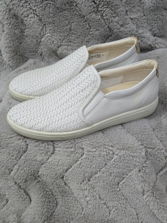 Ecco Shoes - ECCO Soft 7Women's Woven Leather Slip-On